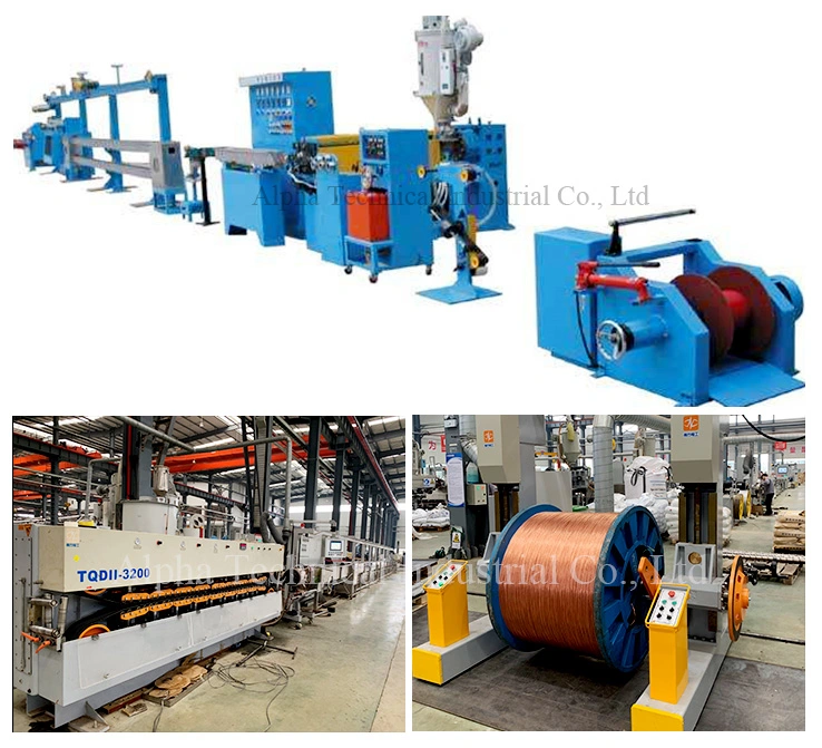 Automatic Coaxial Cable Jacket/Sheathing Cable Extruder Machine, PVC/PE/TPU/PU Power Cable Insulation Sheath Extruding /Extruding Machine