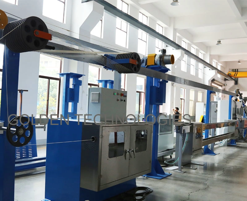 50 Core Wire Insulation Extrusion Line Machine Cabling Extruder